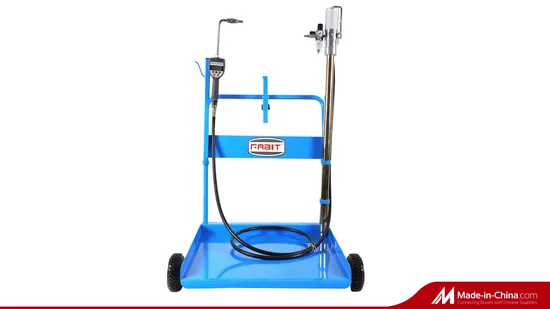 Fabit 2-in-1 Air-Operated Waste Oil Drainer with Chamber 14-Gallon Tank for Workshop