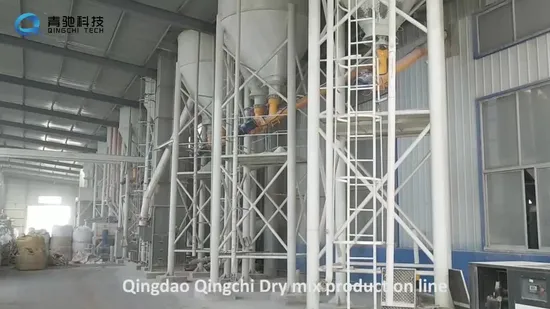 Fully Automatic Mixing Machine Plant Dry Powder Mortar Cement Mixer Production Line in Construction Machine