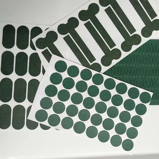 Paquete de aislamiento de papel de pescado eléctrico personalizado, cinta de junta aislante, papel de pescado para baterías