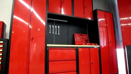 Kinbox 14 piezas nuevo diseño metal banco de trabajo económico garaje almacenamiento gabinete de herramientas