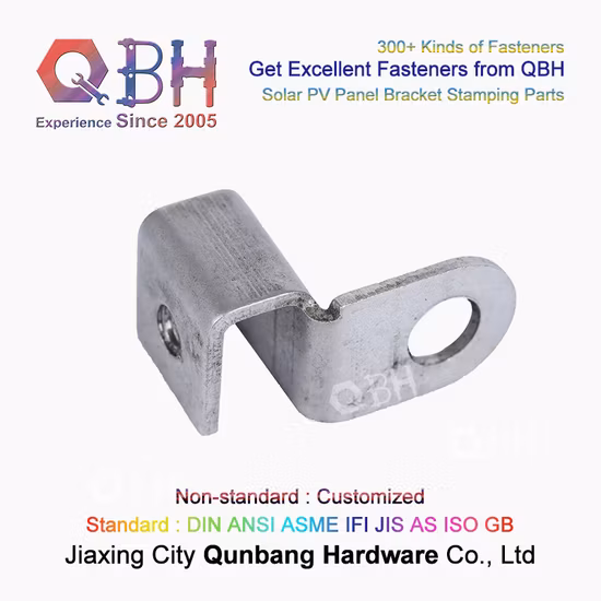 Qbh SS304 SS316 Soporte de stent de estante de soporte de panel fotovoltaico fotovoltaico de energía solar de acero inoxidable personalizado no